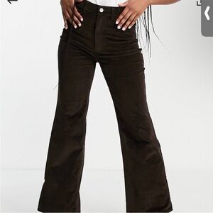 & Other Stories Brown Corduroy Pants, Size 2